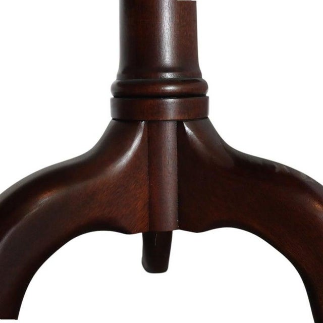 Wood Virginia Galleries Henkel Harris Mahogany Double Pedestal Dining Table C1930 For Sale - Image 7 of 9