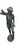 Metal 20th Century Bronze Nude Faun and Urban Scugnizzo Sculptures, Set of 2 For Sale - Image 7 of 8