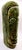 1920s Guatemalan Jadeite Jade Mayan Warrior 11.5" Carving With Two Faces and Headdress For Sale - Image 9 of 13