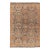 Tribal Style Rug in Blue & Gold Geometric Floral Pattern by Rug & Kilim For Sale
