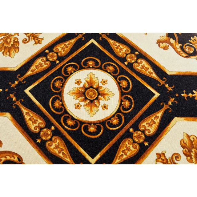 Early 21st Century Set of Six Neoclassical Style Gilt Dining Chairs After Versace For Sale - Image 5 of 13