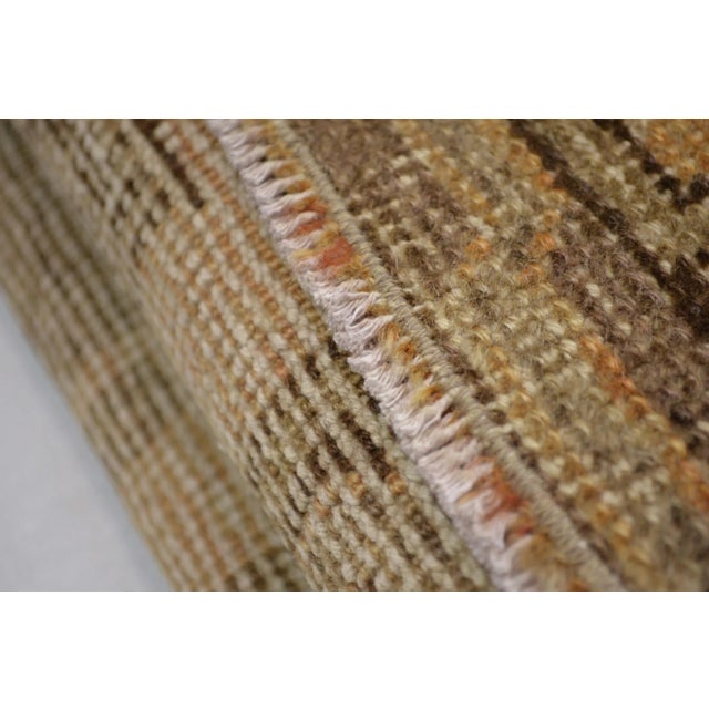 1940's Vintage Turkish Hand-Knotted Runner-3'7" X 12'5" For Sale - Image 9 of 13