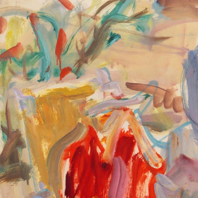 Victor Di Gesu In the Garden, Carmel' by Victor Di Gesu, Mid-Century American Post Impressionist, Paris, Louvre, Lacma, Sfaa For Sale - Image 4 of 4