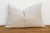 Textile Ivory Diamond Lumbar Moroccan Silk Pillow For Sale - Image 7 of 8