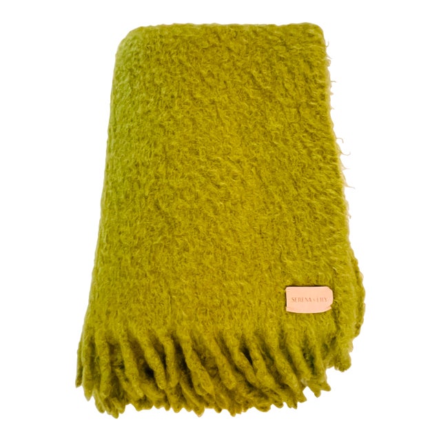 Serena & Lily Albion Mohair Throw, Made in Spain For Sale