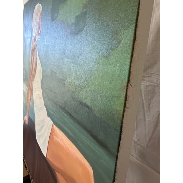 "Lake View" Modern Original Oil Painting, by Jennifer Hohlfelder For Sale In Denver - Image 6 of 10