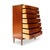 Vintage Danish Mid-Century Seven-Drawer Teak Tallboy Dresser 1960s For Sale - Image 4 of 6