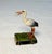 Up for sale is an antique 19th century Austrian Vienna bronze stork standing on a book carrying baby statue, a beautifully...