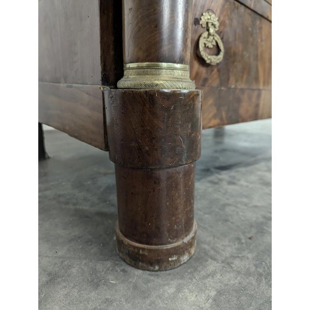 Empire Chest of Drawers with Bronze Fittings For Sale - Image 12 of 13