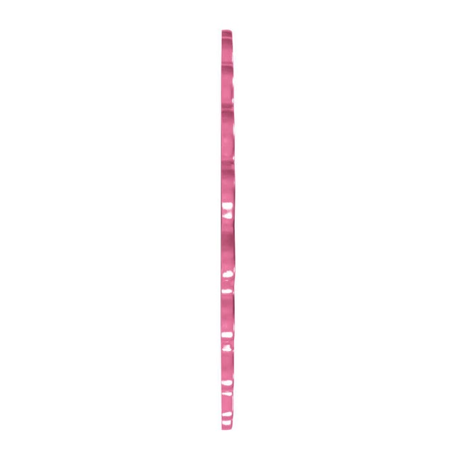 Glass Cloud Mirror Hot Pink For Sale - Image 7 of 11