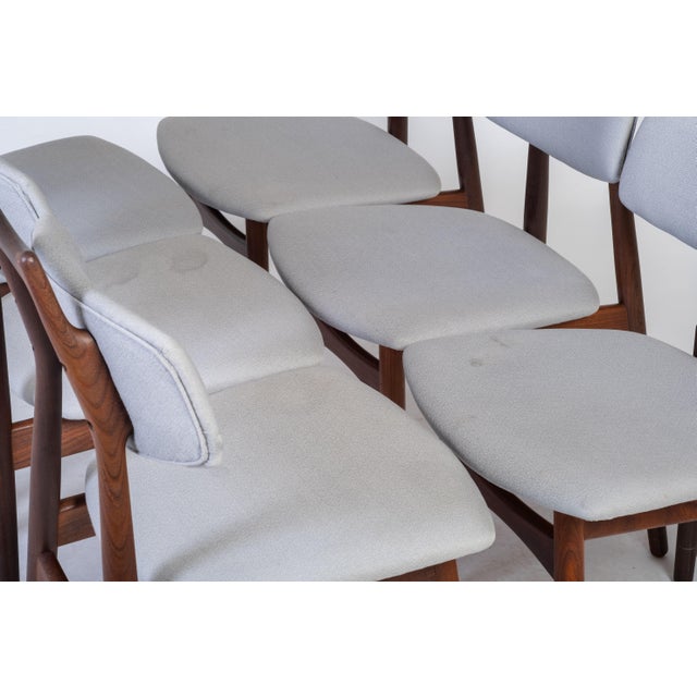 Danish Dining Chairs in Teak by Ib Kofoed Larsen, 1960s, Set of 6 For Sale - Image 5 of 9