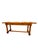 1980s Folding Wood Console Table For Sale - Image 4 of 5