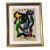 1970s Peter Robert Keil Original Painting Abstract Miro Style Modern Art Signed Framed For Sale