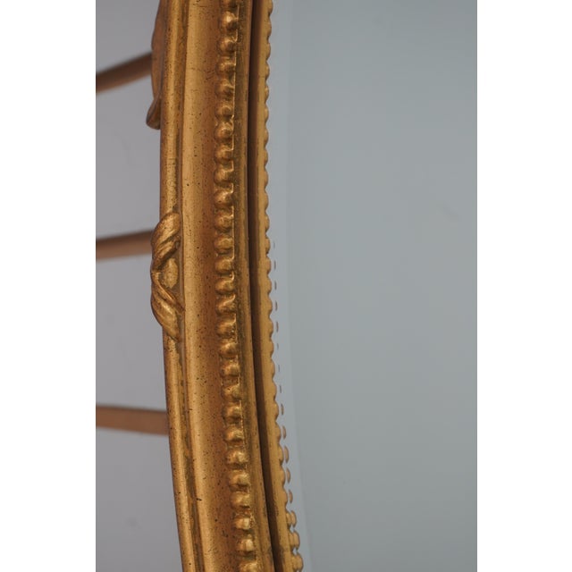 Gold Carvers Guild Adams Style Gold Frame Mirror For Sale - Image 8 of 12