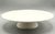 White Antique French White Ironstone Cake Stand on Pedestal For Sale - Image 8 of 8