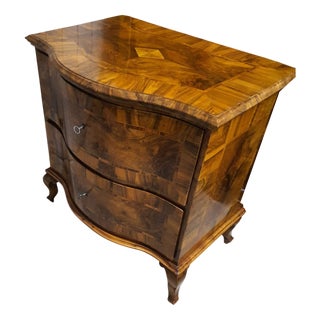 Small Baroque Chest of Drawers in Walnut, 1760 For Sale
