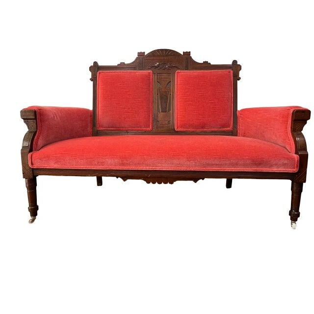 Antique Victorian Parlor Set For Sale - Image 4 of 5