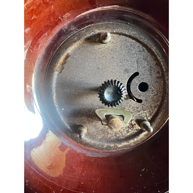 Mid-Century Modern Ceramic Mantel Clock by S&G, 1950s For Sale - Image 4 of 9