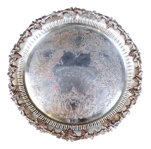 Sheffield Silver Plated Trophy Tray, 1935