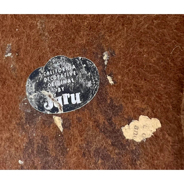 Cerulean Large Jaru of California Ceramic Vase With Cerulean Blue Crackle Glaze For Sale - Image 8 of 9