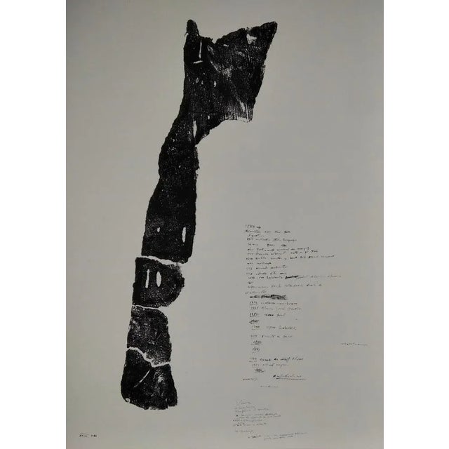 Rafael Ruz, Composition, 1986, Mixed Media on Paper For Sale - Image 6 of 6