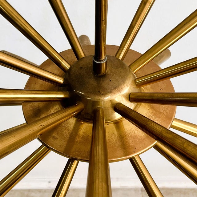 Mid-Century Modern Pendant Lamp attributed to Oscar Torlasco for Lumi, Italy, 1950s For Sale - Image 3 of 6