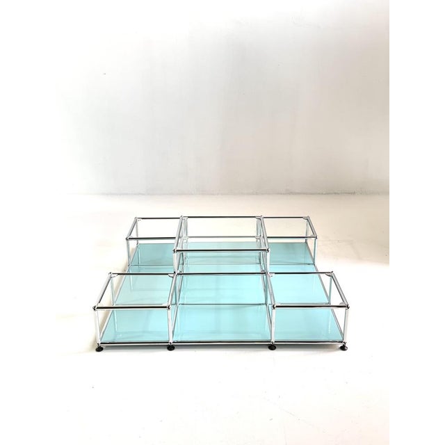 Modular Chrome Steel Table by Fritz Haller & Paul Schärer for Usm Haller, 2025 For Sale - Image 15 of 15