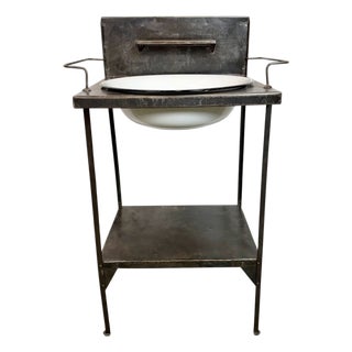 Vintage Industrial Hospital Wash Basin, 1960s For Sale