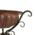 Wrought Iron Perch with Copper Basin For Sale - Image 4 of 10