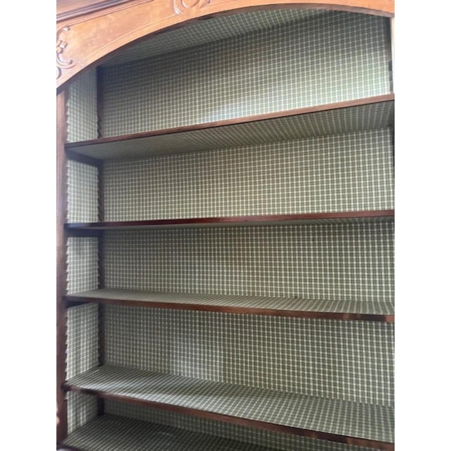 Early 19th Century French Provincial Walnut Buffet À Deux Corps For Sale In West Palm - Image 6 of 7