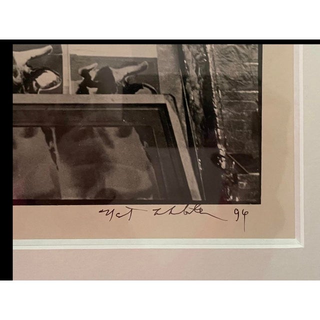 1960 Vintage Nat Finkelstein, “Andy Warhol's Factory – Warhol With Cow Print” Hand Signed and Numbered For Sale - Image 9 of 15