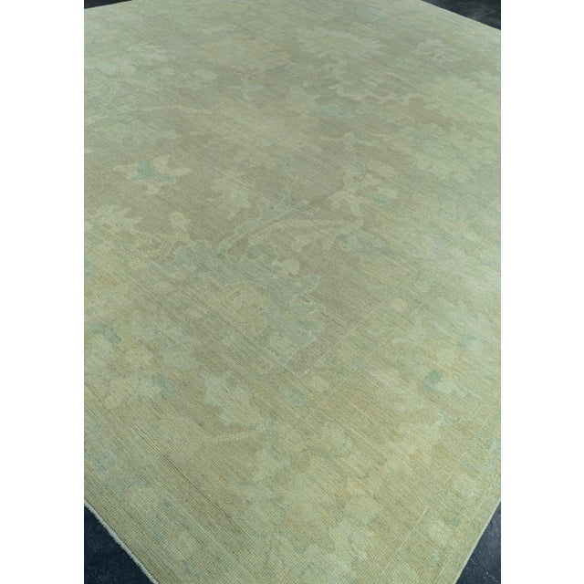 Early 21st Century Turkish Oushak Rug 11'3" x 14'5" #20081 For Sale - Image 5 of 8