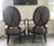 Modern 1990s Barbara Barry X-Frame Oval Back Armchairs- Set of 2 For Sale - Image 3 of 5