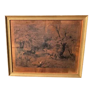 Christian (Johann Christian) Kröner 1869 Etching