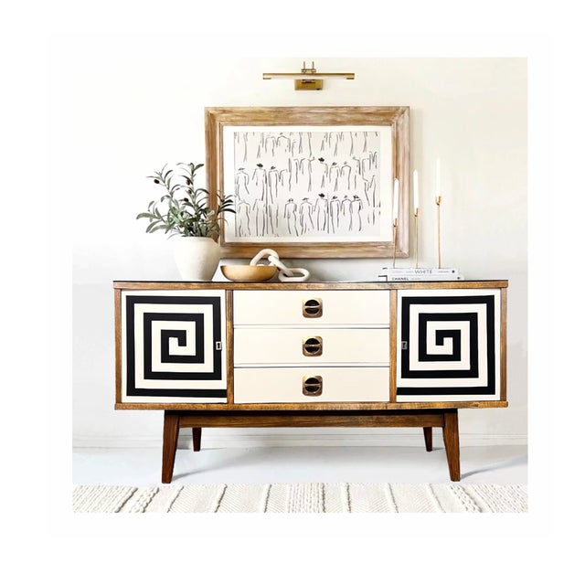 Vintage Sideboard with Drawers, Czechoslovakia, 1973 For Sale - Image 4 of 10