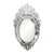 Venetian Etched Oval Mirror For Sale