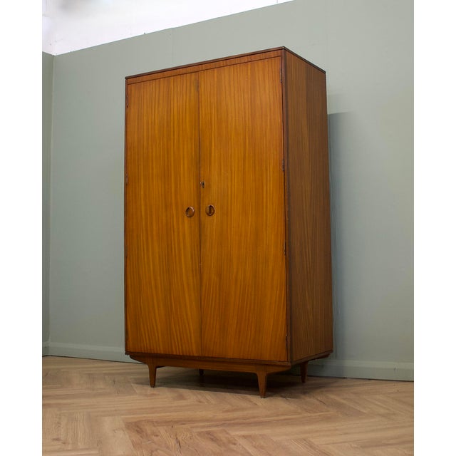 1960s Vintage Teak Wardrobe from Butilux, 1960s For Sale - Image 5 of 12