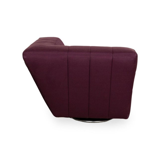 Tiziana Armchair in Purple Fabric from Bretz For Sale - Image 10 of 12