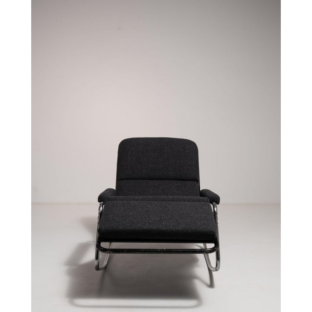 19th Century France Black Metal Lounge Chair For Sale - Image 11 of 11
