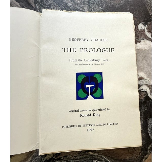 Ronald King, Geofftey Chaucer / the Prologue to the Canterbury Tales Limited Ed For Sale - Image 14 of 18