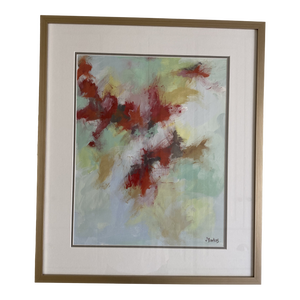 Contemporary Abstract Expressionist Painting by Jill Pavlas, Framed