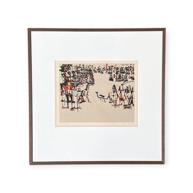 Maria Helena Vieira Da Silva, Carnaval, 1978, Lithograph, Framed For Sale - Image 12 of 12