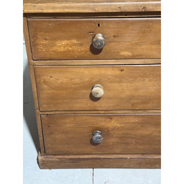 Antique Pine Two Over Two Drawers - Chest of Drawers From England For Sale - Image 6 of 18