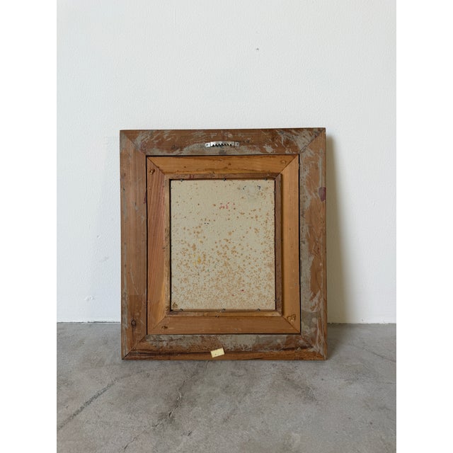 1970s Vintage Riher Red Roses Floral Still Life Oil Painting on Masonite – Framed For Sale - Image 9 of 9