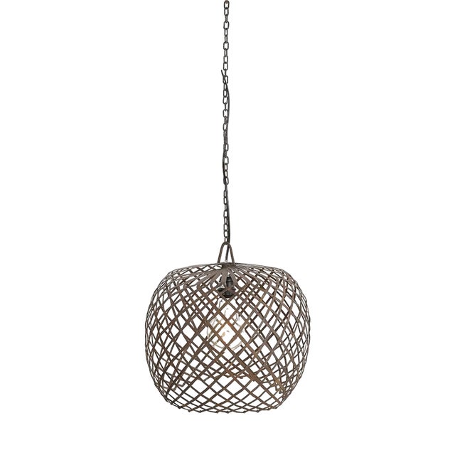 Vintage Industrial Ceiling Light For Sale