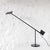 Desk lamp manufactured by Fase, patented models Model Cisne Mesa, black color Madrid, Spain Circa 1980 Steel structure,...