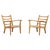 Italian Sculptural Beechwood Armchairs with Woven Rope Seats, 1940, Set of 2 For Sale - Image 11 of 11