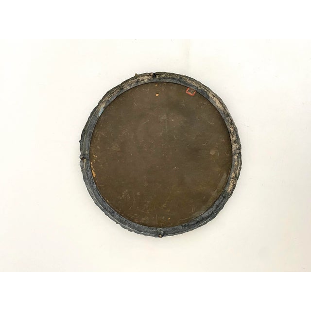 Dark Gray Vintage Beveled Mirror Plateau For Sale - Image 8 of 10