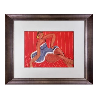Henri Matisse “Danseuse Assise Sur Une Table” 1942 Lithograph – Limited Edition, Framed For Sale