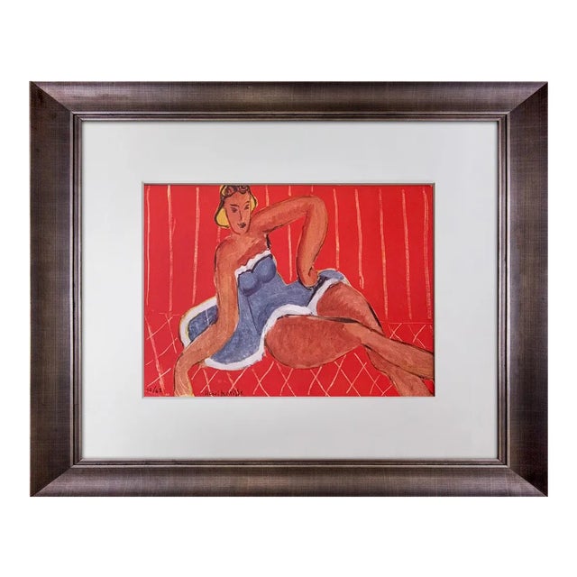 Henri Matisse “Danseuse Assise Sur Une Table” 1942 Lithograph – Limited Edition, Framed For Sale